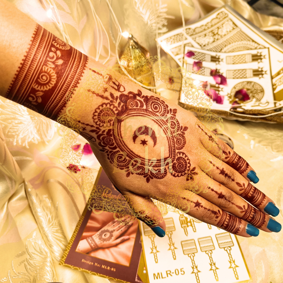Eid Mehendi Stencil MLR-05