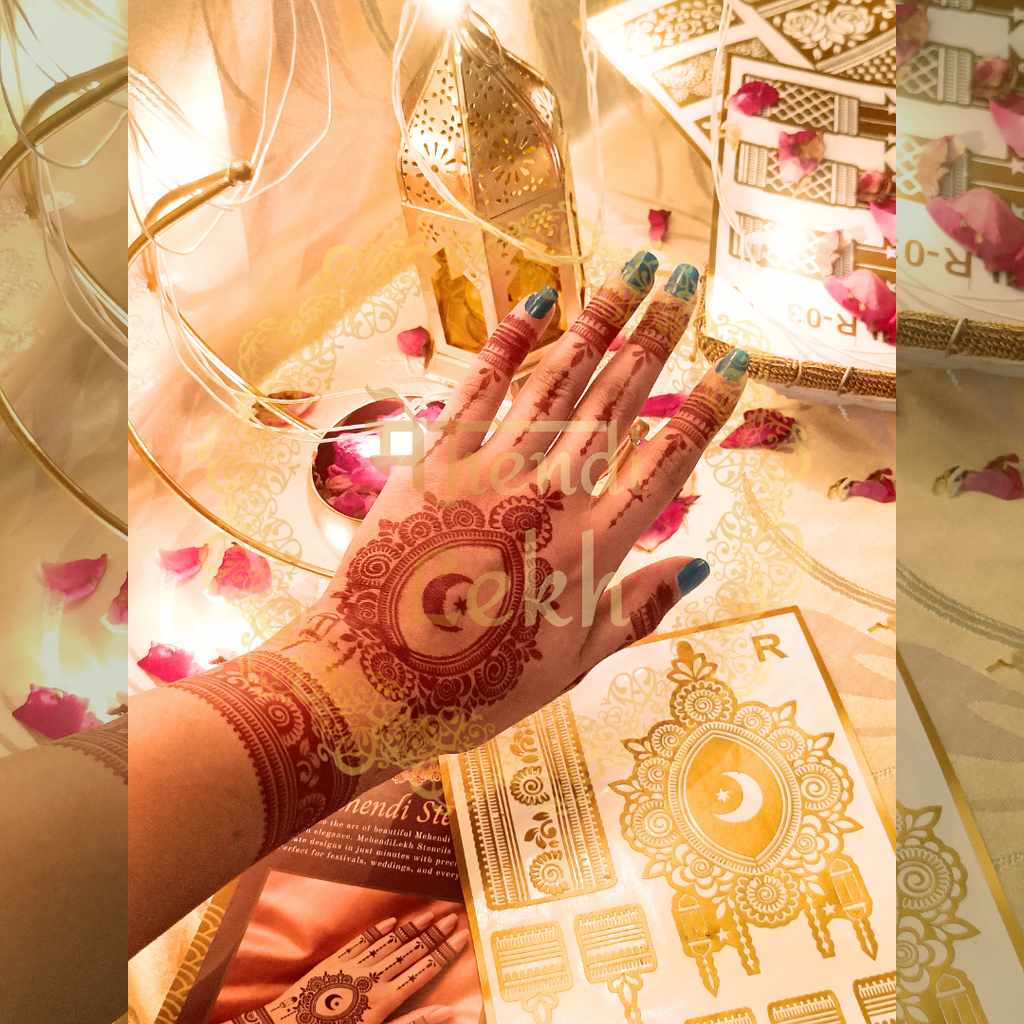Eid Mehendi Stencil MLR-05