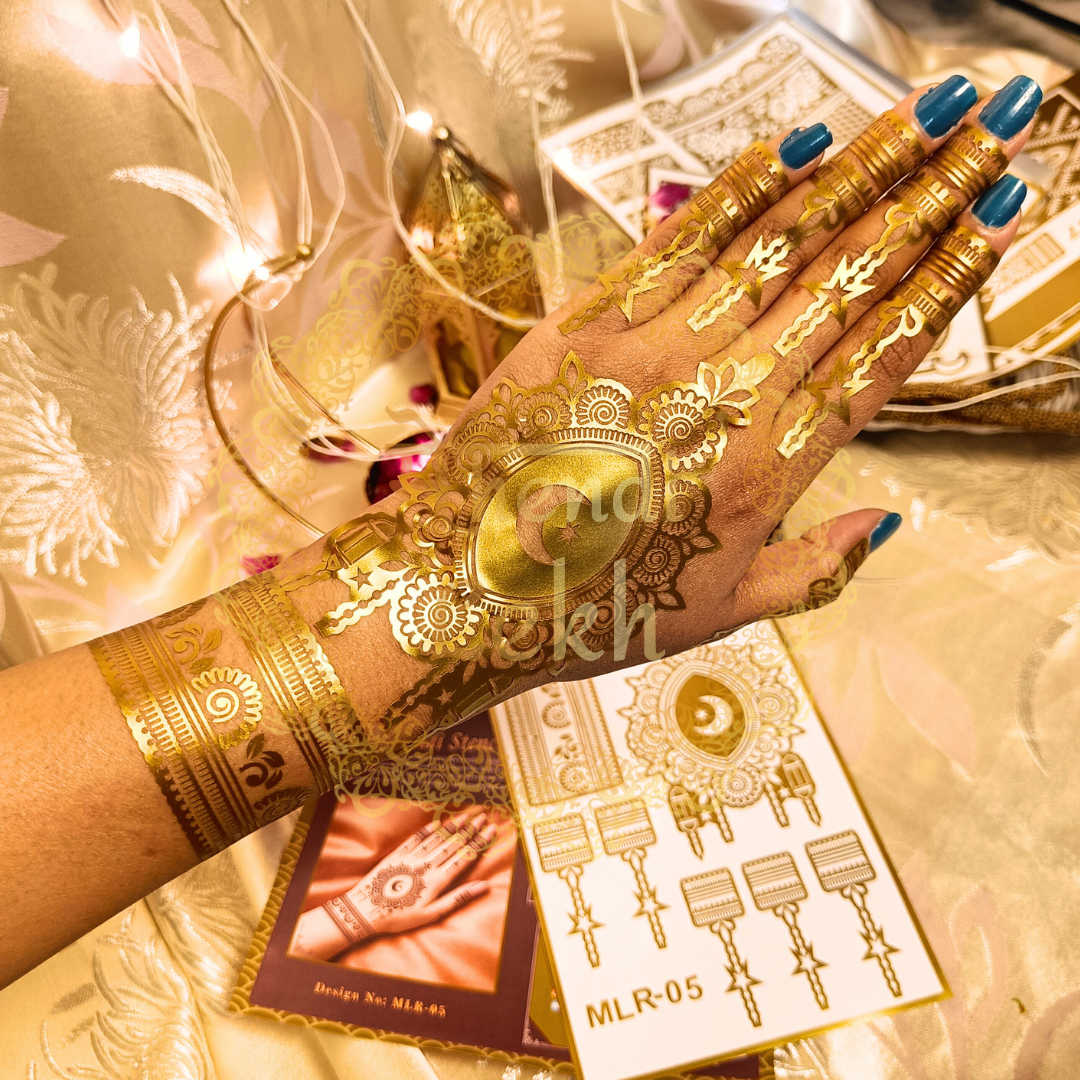 Eid Mehendi Stencil MLR-05