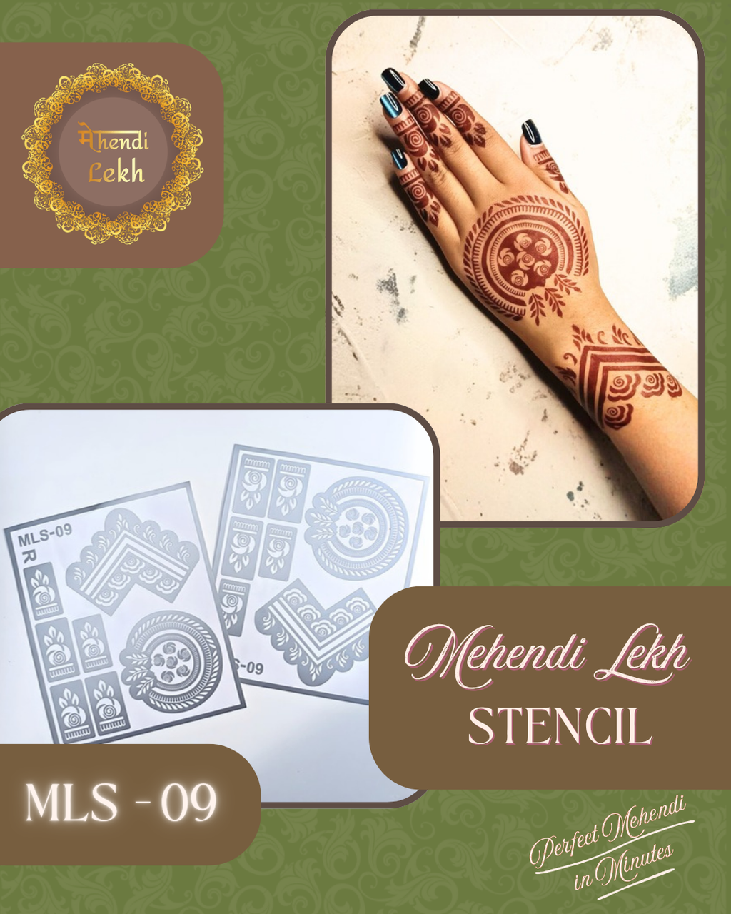 Mehendi Stencil MLS-09