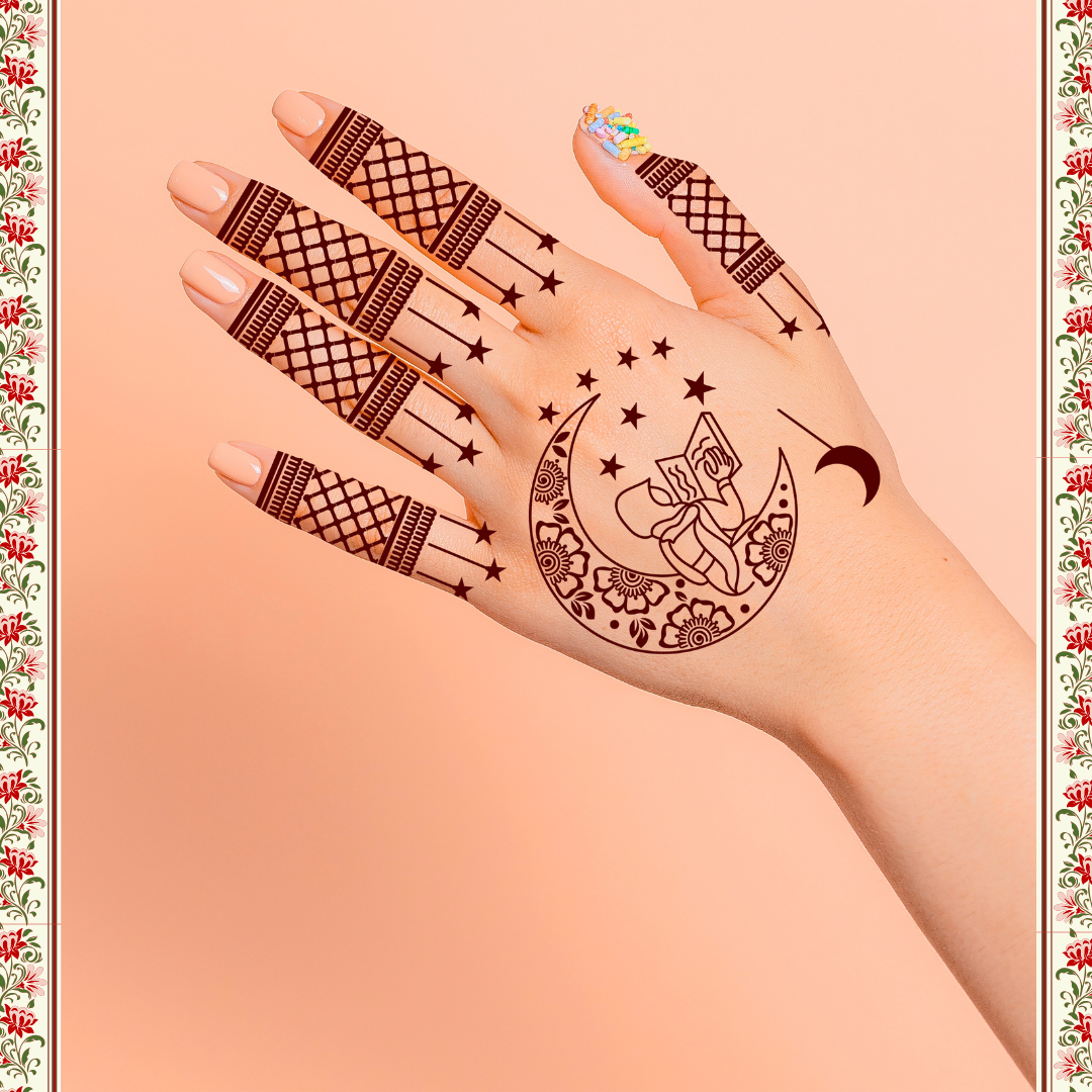 Eid Mehendi Stencil MLR-03