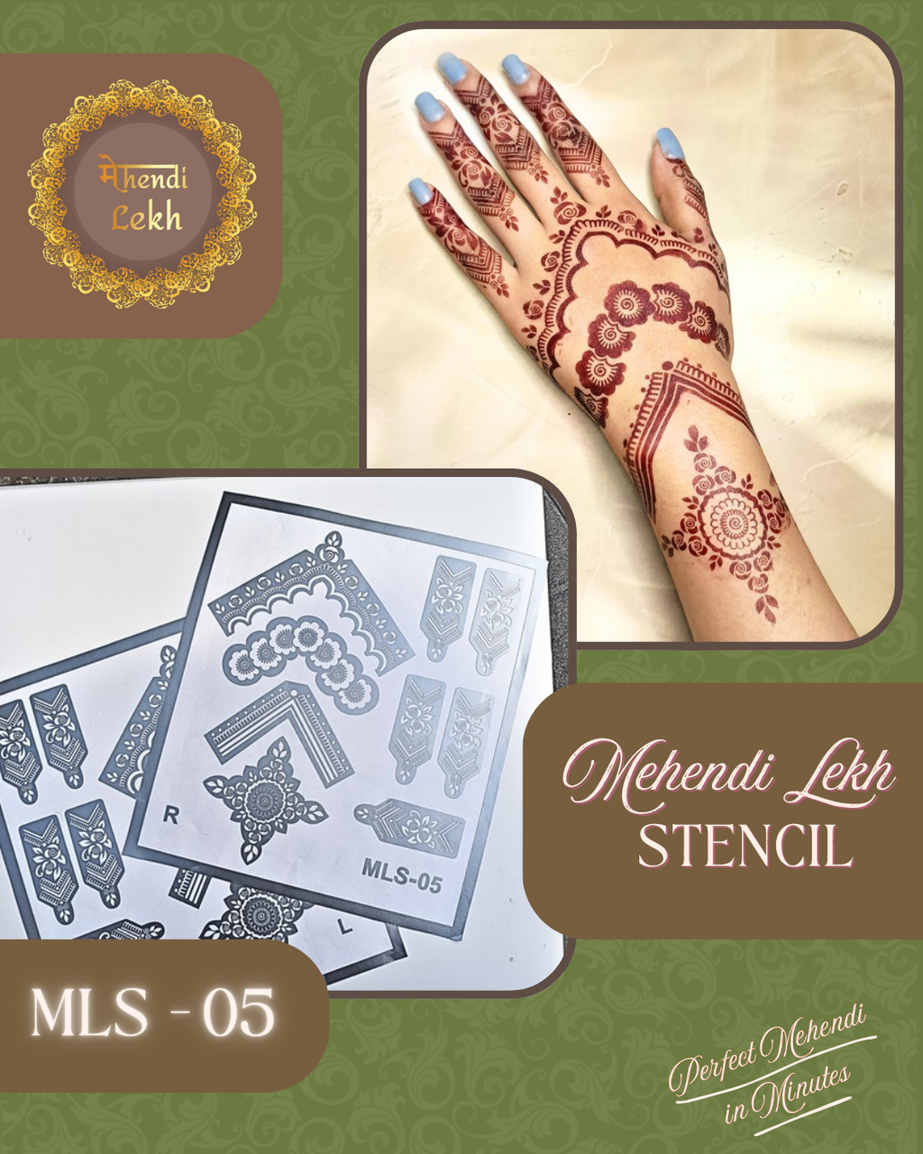 Mehendi Stencil MLS-05