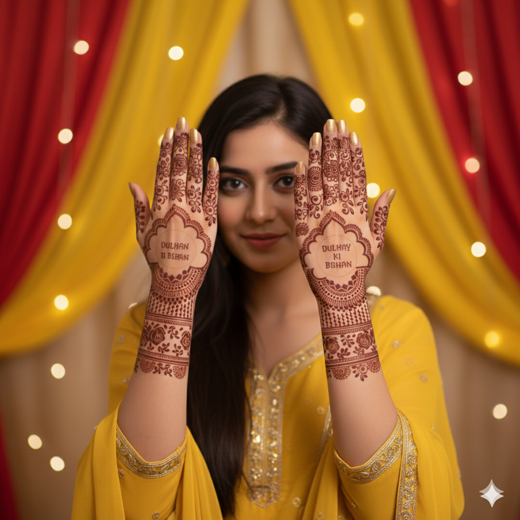 Semi Bridal Stencil MLB-03