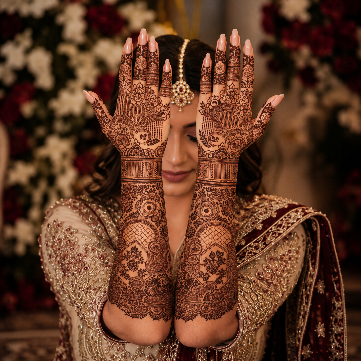 Bridal Stencil MLB-08